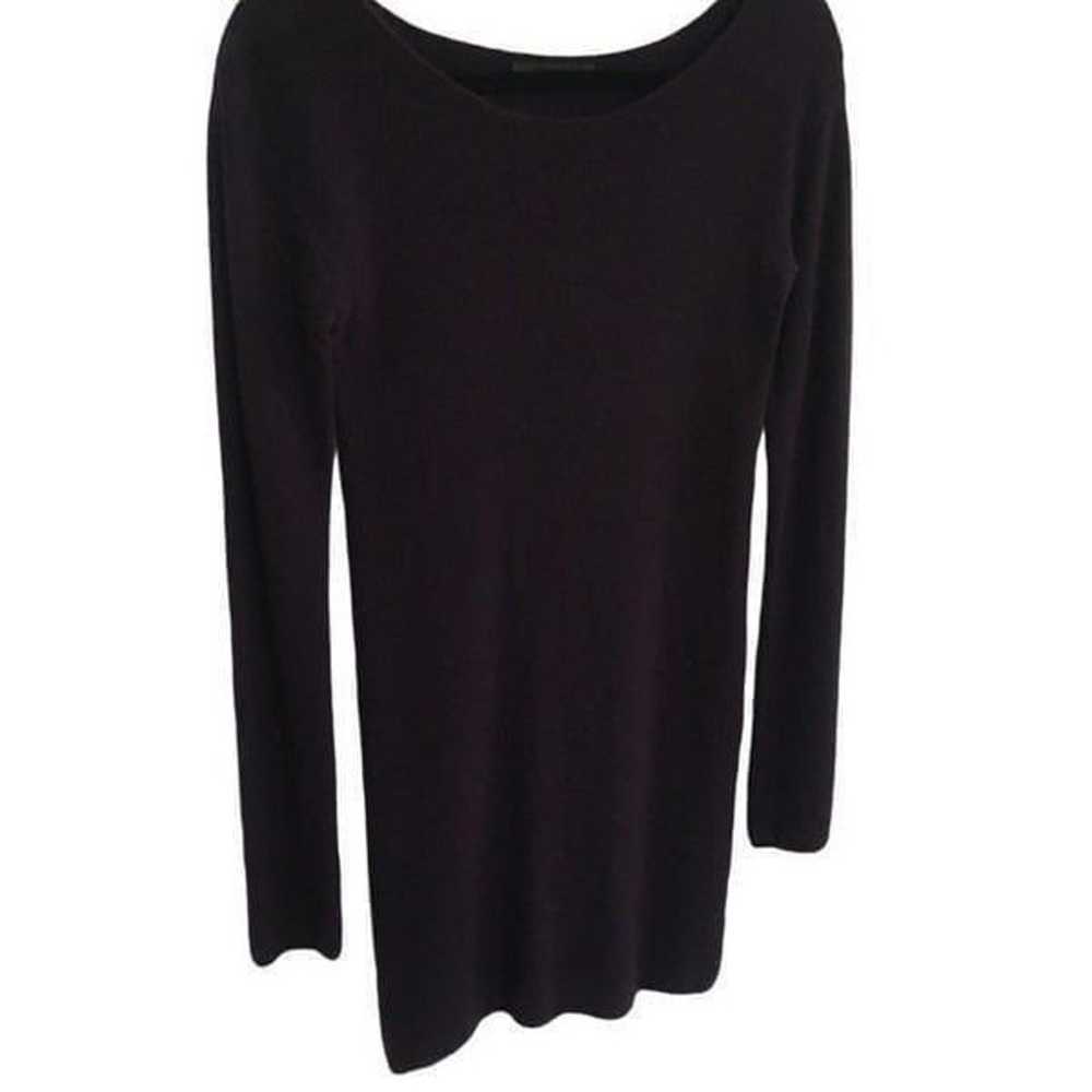 Donna Karan knit long sleeve shift dress - image 2