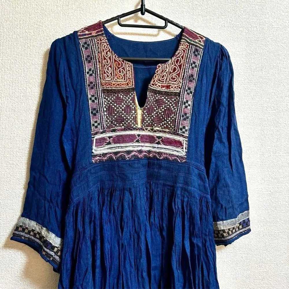 Rare 70s Afghan Dress - image 1