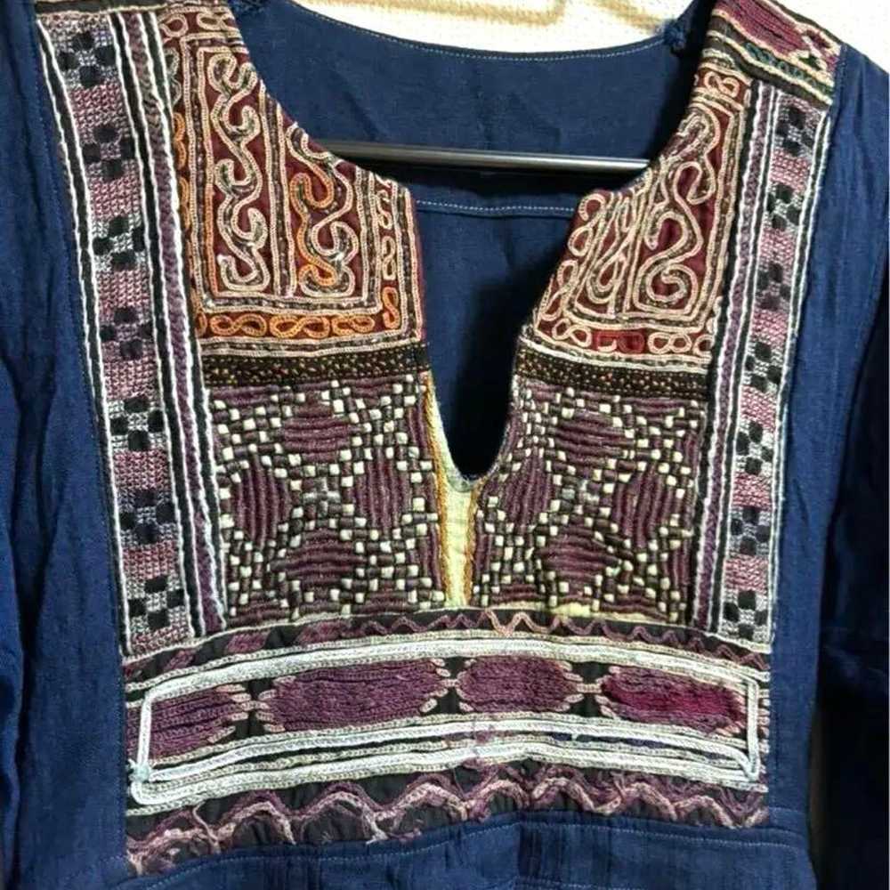 Rare 70s Afghan Dress - image 7