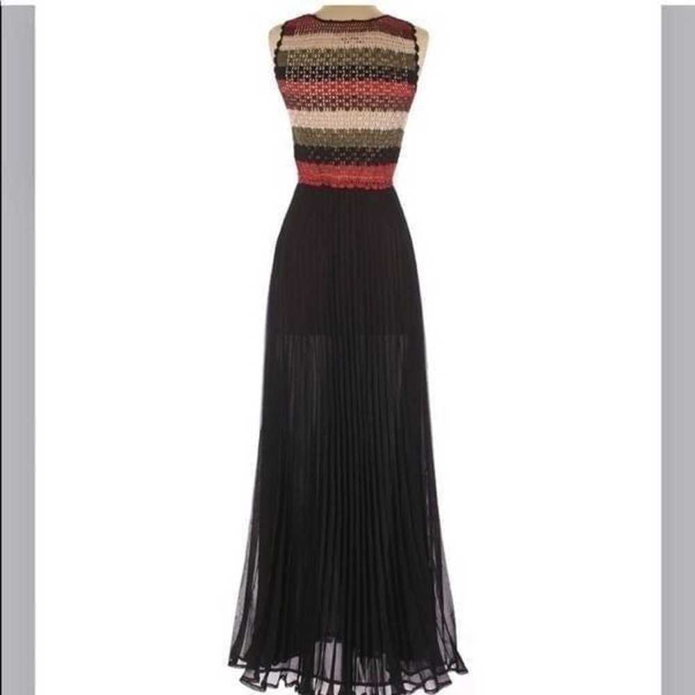 Carolina K Pilar Crochet Knit Pleated maxi dress - image 5