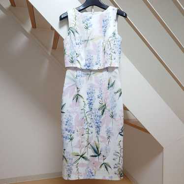 Phase Eight White Floral Dress Size 8