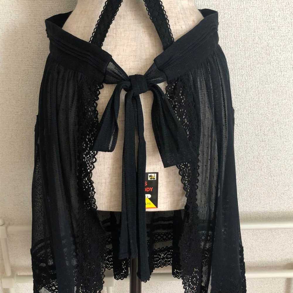 Jane Marple All Lace Apron M Black - image 4