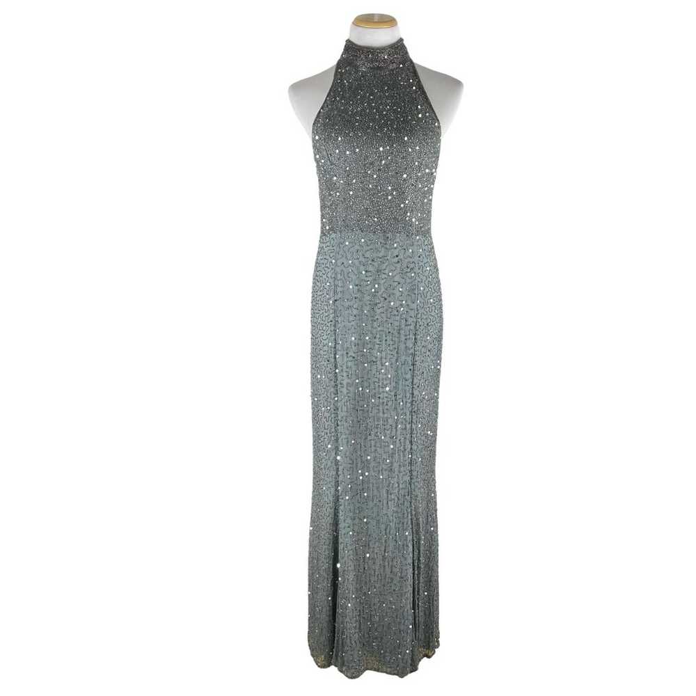 Ricci Wear Halter Neck Sequin Embellished Evening… - image 4