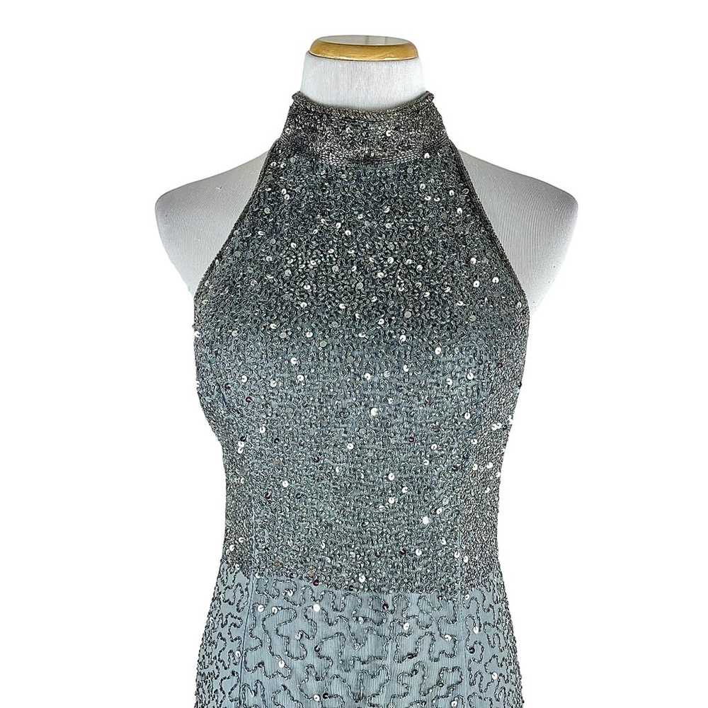 Ricci Wear Halter Neck Sequin Embellished Evening… - image 5