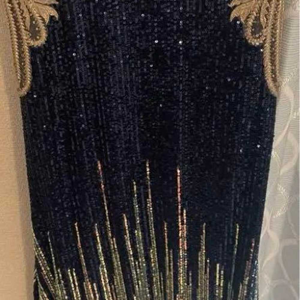 Sugar cabaret beads embroidered dress - image 2