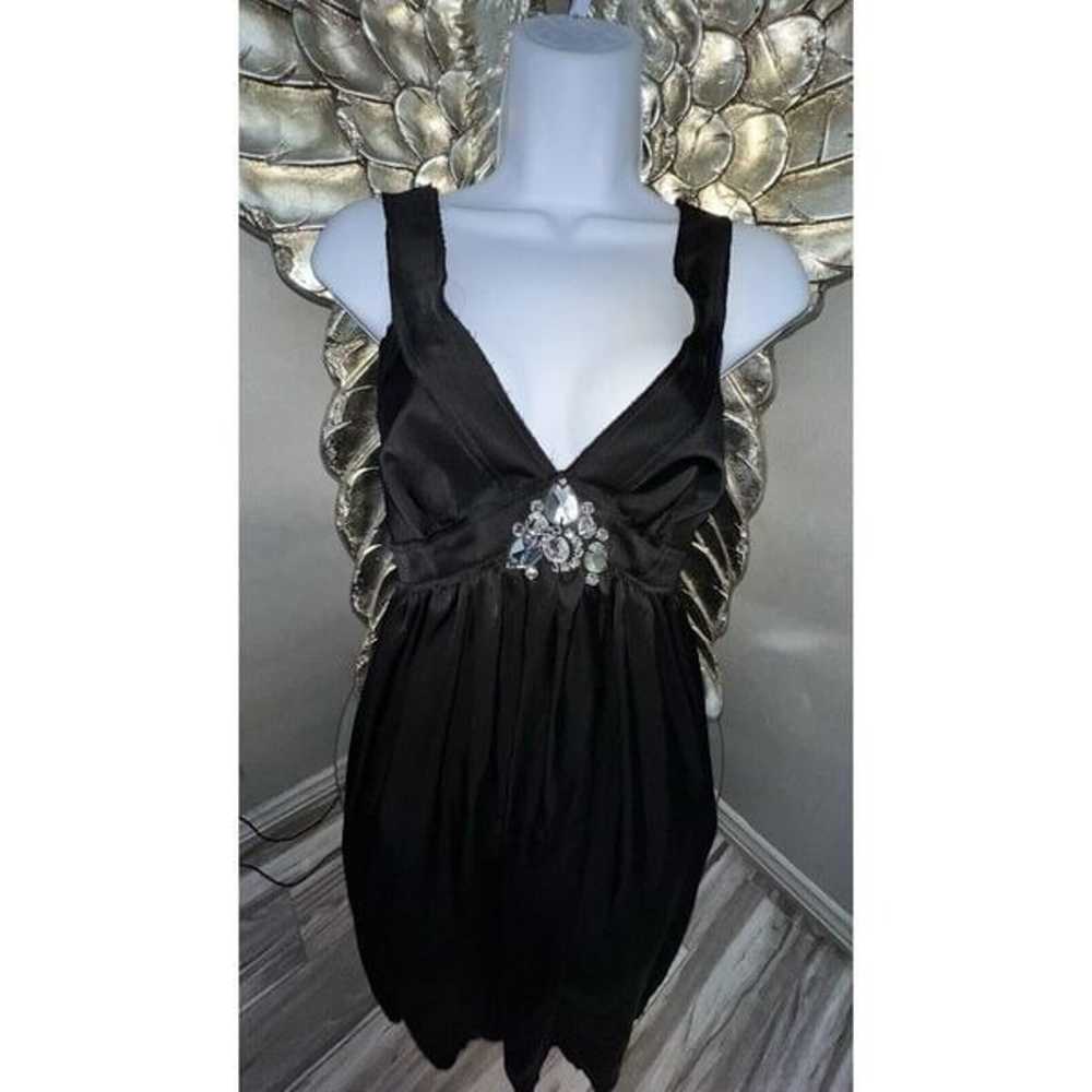 Lanvin Paris Ete Black Cocktail Party Dress Size … - image 2