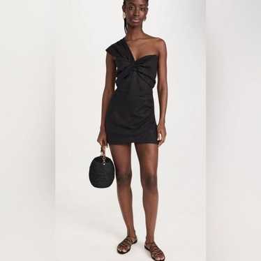 JUST BEE QUEEN Solange Romper Black Linen One Sho… - image 1