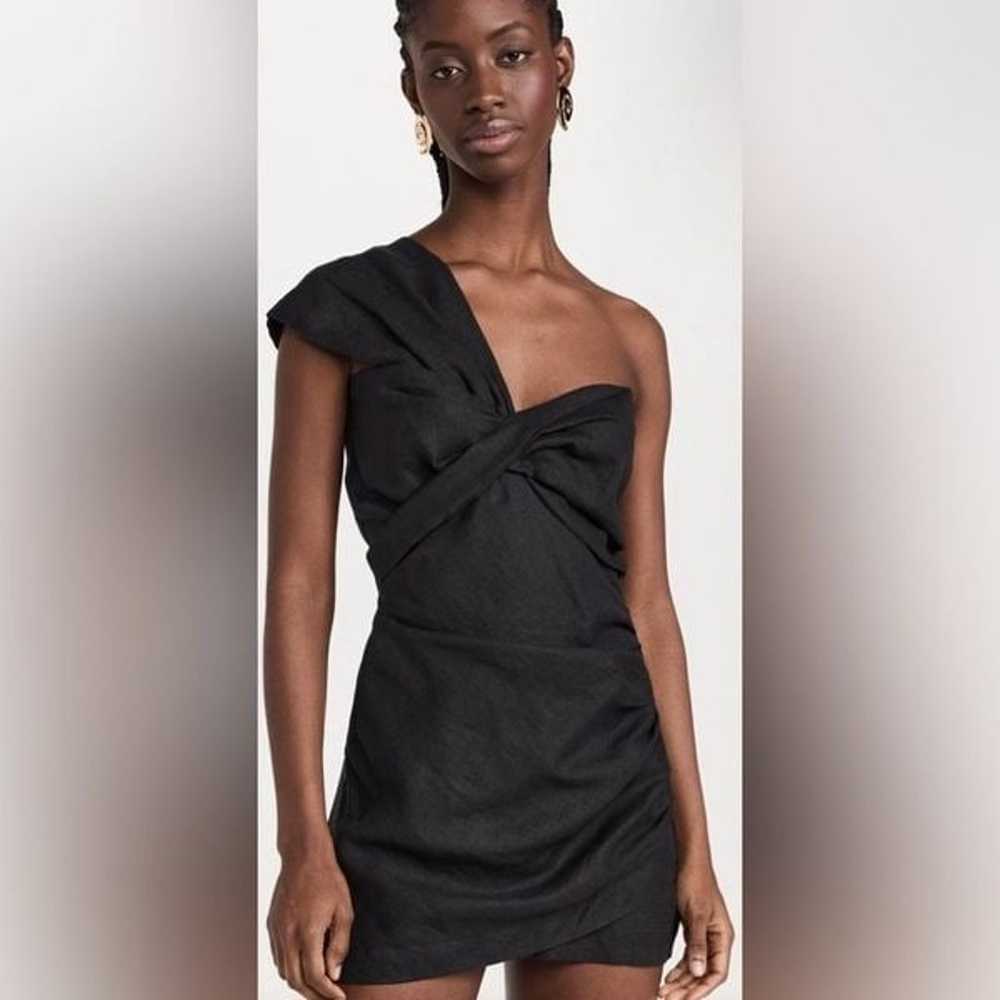 JUST BEE QUEEN Solange Romper Black Linen One Sho… - image 2