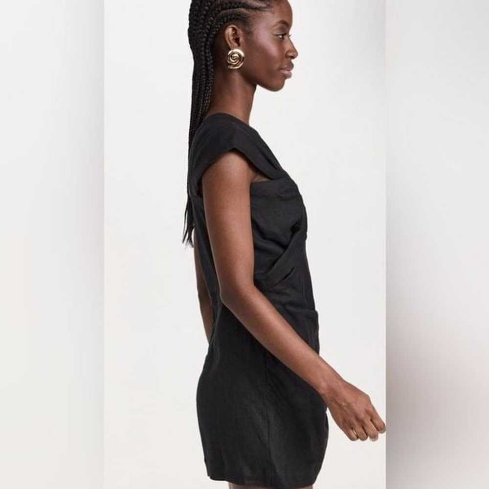 JUST BEE QUEEN Solange Romper Black Linen One Sho… - image 4