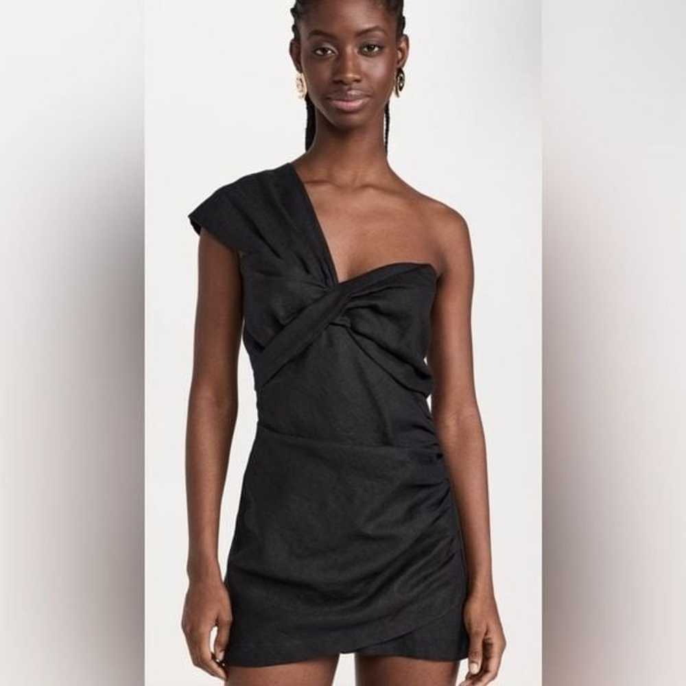 JUST BEE QUEEN Solange Romper Black Linen One Sho… - image 5