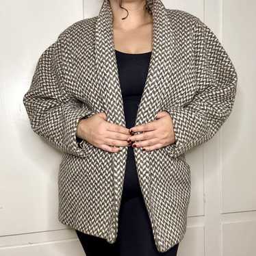 Vintage 80s shawl collar - Gem