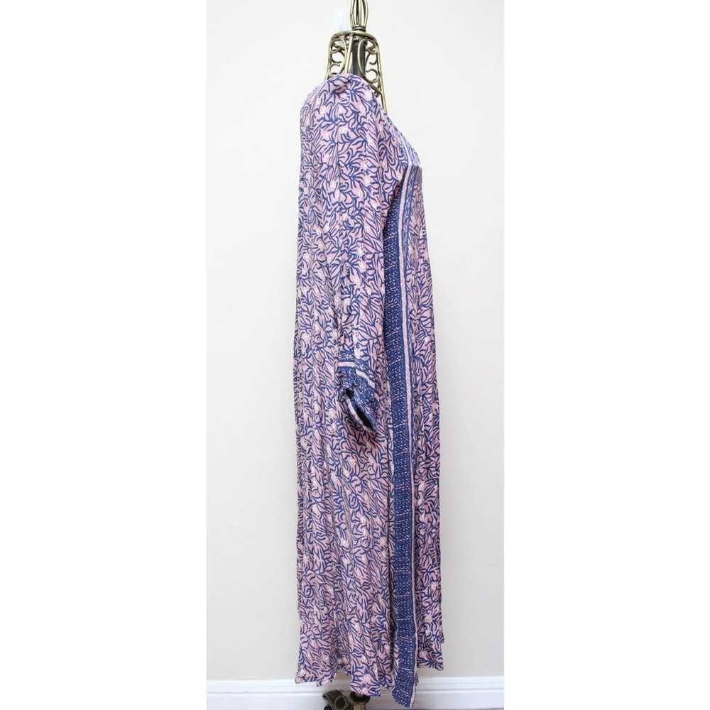 Natalie Martin Fiore Purple Blue Silk Long Sleeve… - image 3