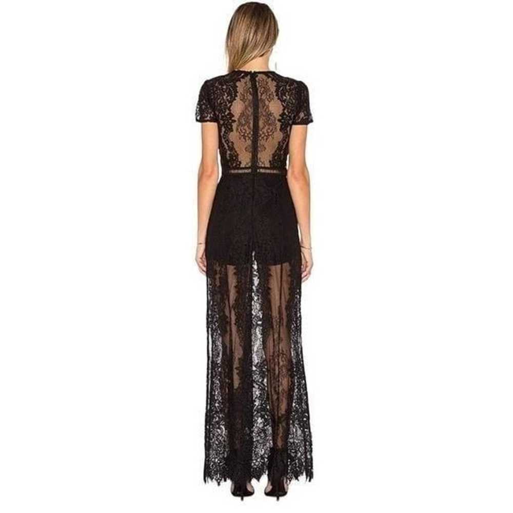 Lovers + Friends Black Romantic Nights Lace Overl… - image 2