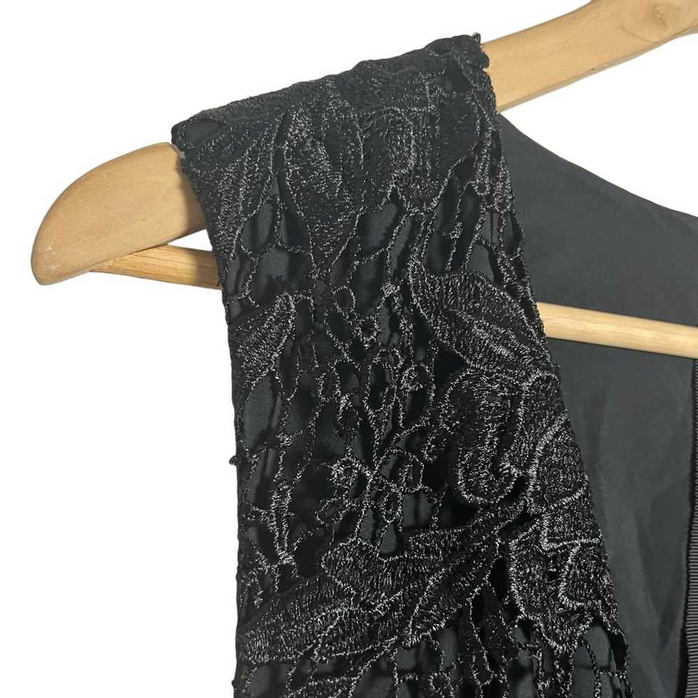 Nicholas Black Mosaic Lace Ball Sleeveless V-Neck… - image 8