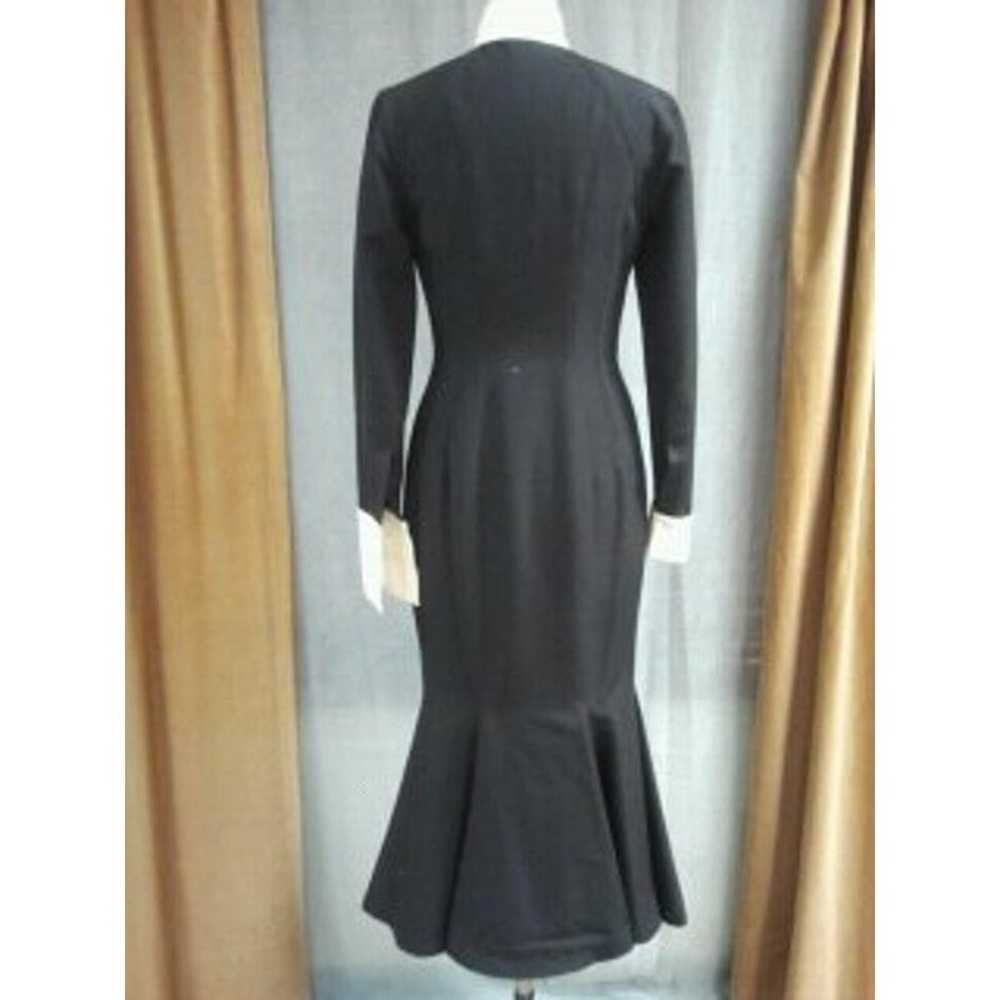 Vintage Black Fishtail Dress by RICHARD TYLER Fit… - image 2