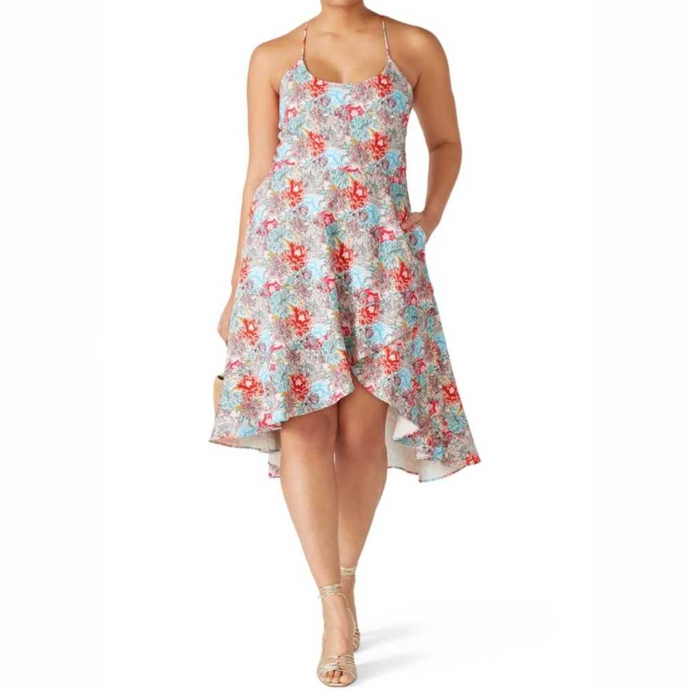 Black Halo Floral Marie Dress size 8 - image 1