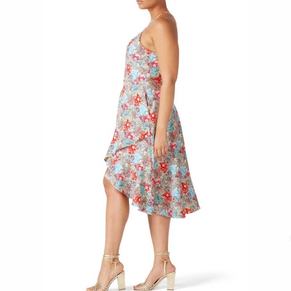 Black Halo Floral Marie Dress size 8 - image 2