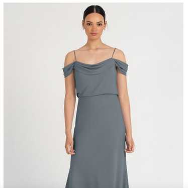 Jenny Yoo Sabine Draped Shoulder Dress 8 - image 1