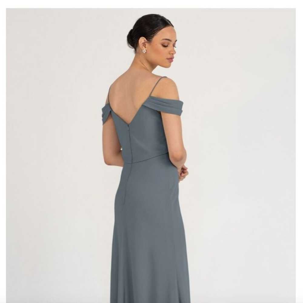 Jenny Yoo Sabine Draped Shoulder Dress 8 - image 2