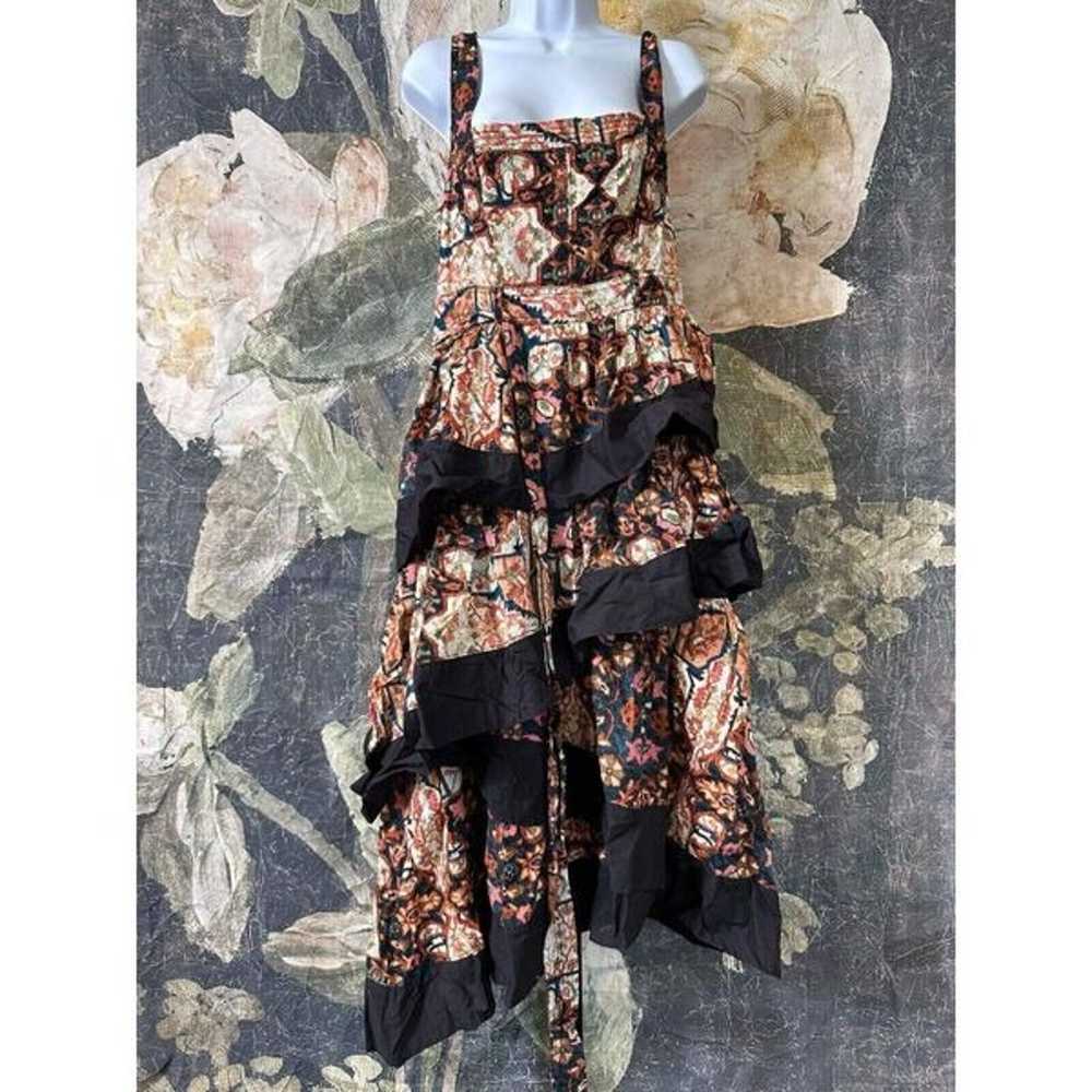 New Anthropologie Floral Print Square Neck Tiered… - image 6