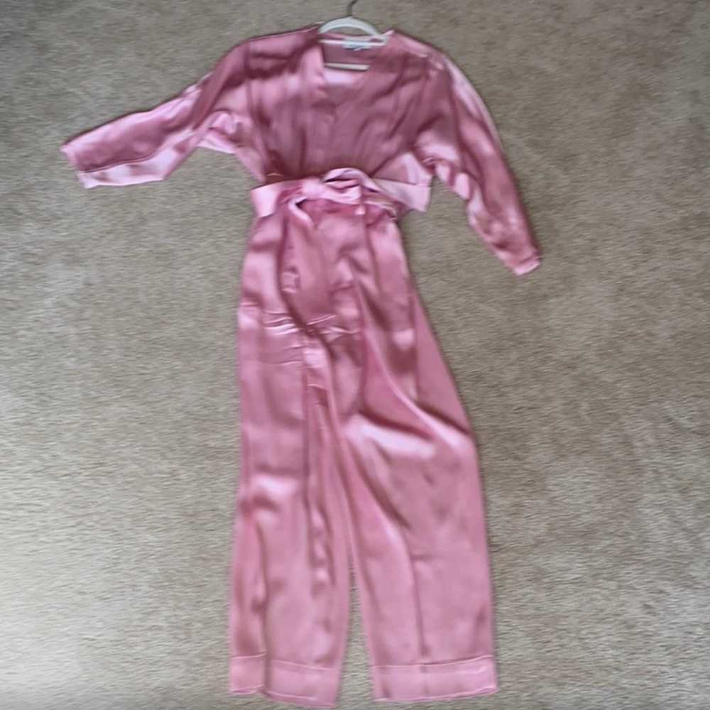 3.1 phillip lim pink satin belted jumpsuit - image 2