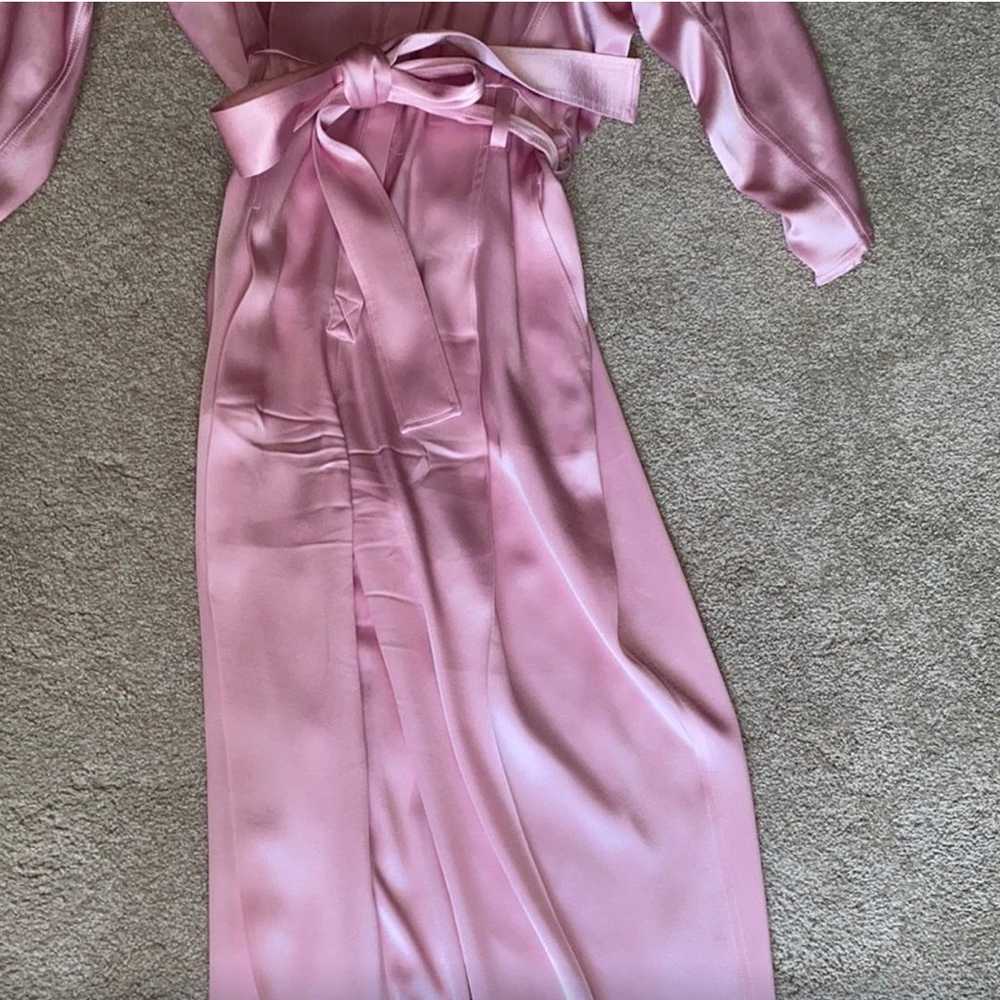 3.1 phillip lim pink satin belted jumpsuit - image 4