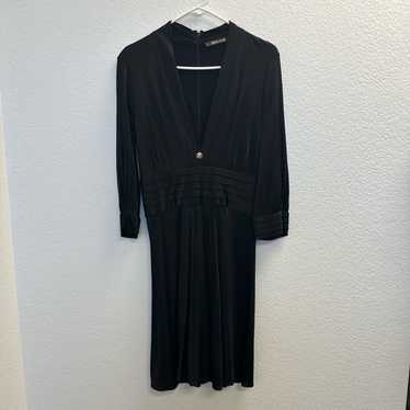 roberto cavalli black long sleeve dress