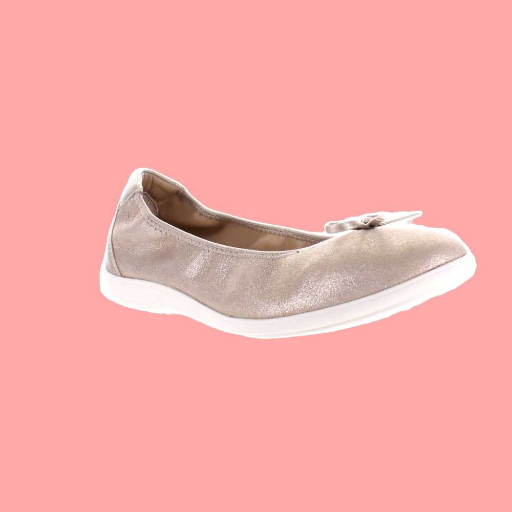 Hush Puppies Tan Leather Comfort Ballet Flats for… - image 2