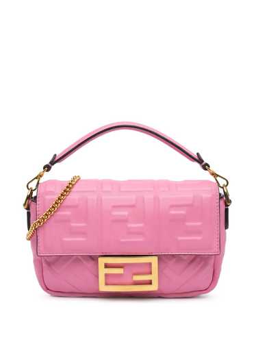 Fendi Pre-Owned 2010-2023 Mini Zucca Embossed Bagb