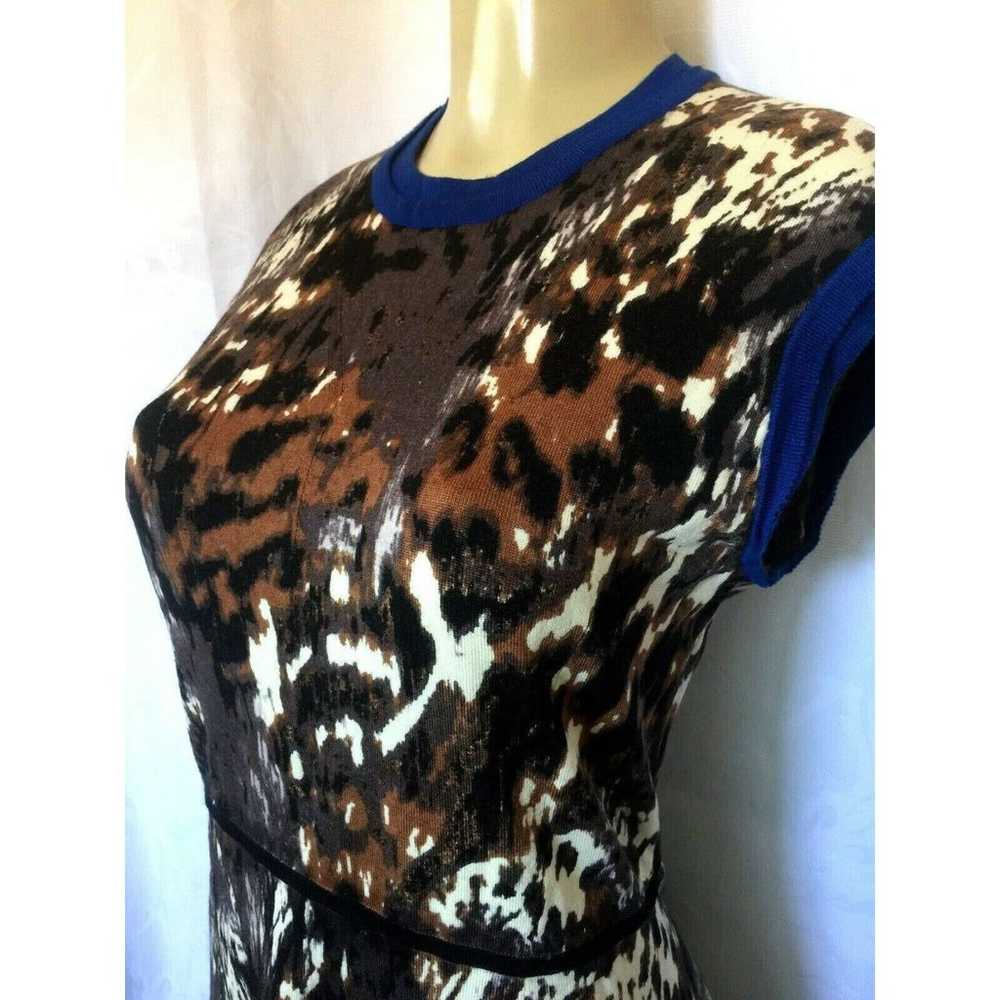 Yigal Azrouel Knit Animal Print Dress L - image 6