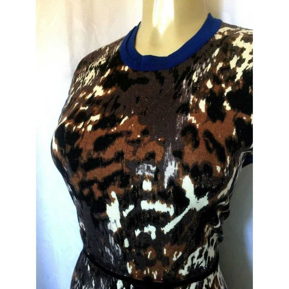 Yigal Azrouel Knit Animal Print Dress L - image 7