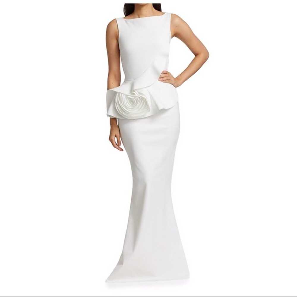 Off Shoulder Evening Gown Fishtail - image 1