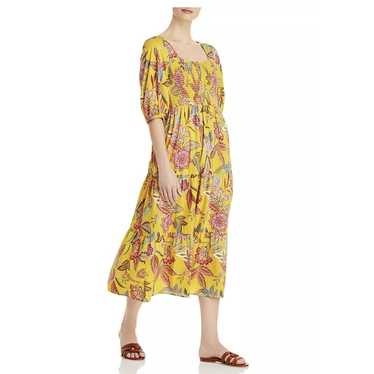 Johnny Was Mladen Floral Midi Dress - image 1