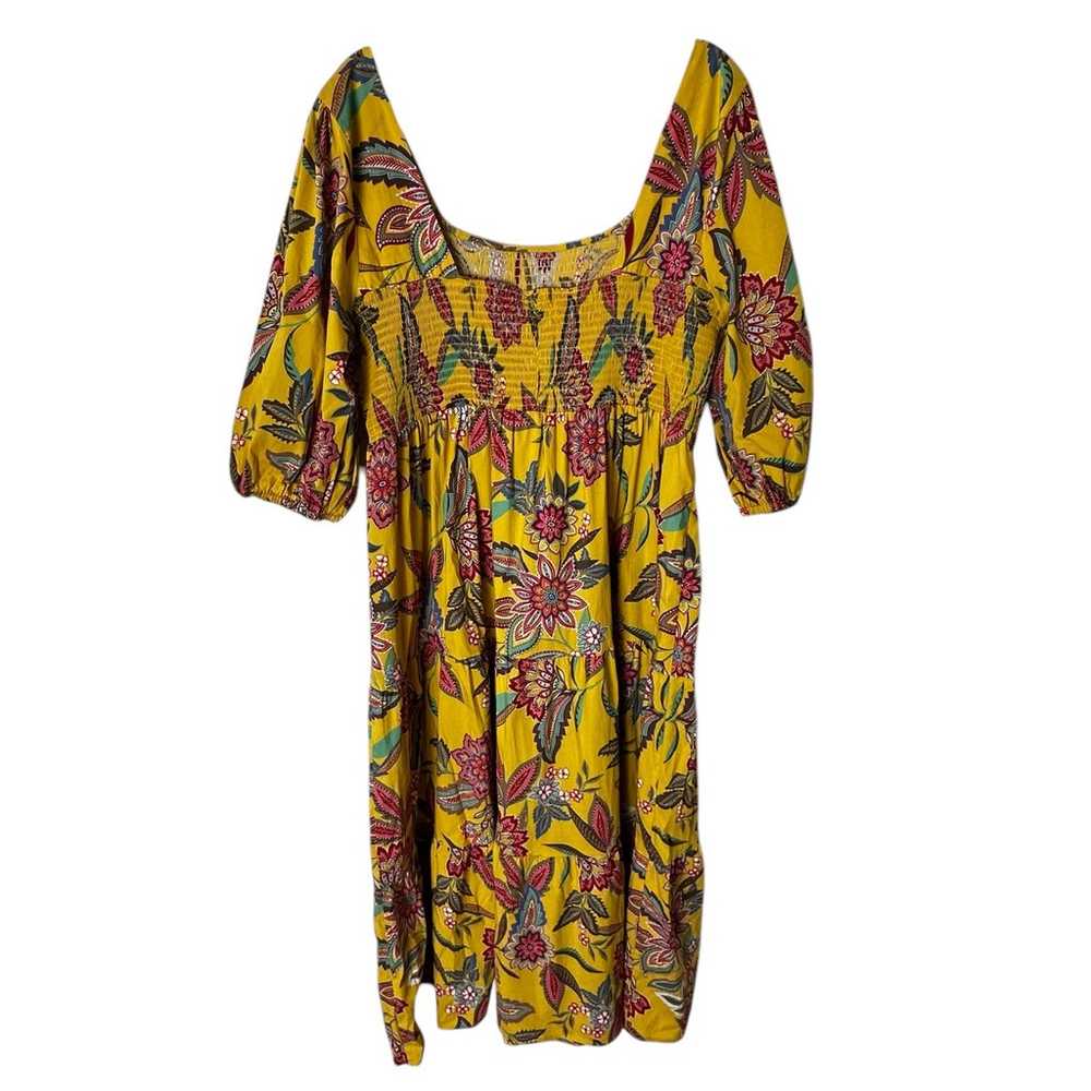 Johnny Was Mladen Floral Midi Dress - image 4