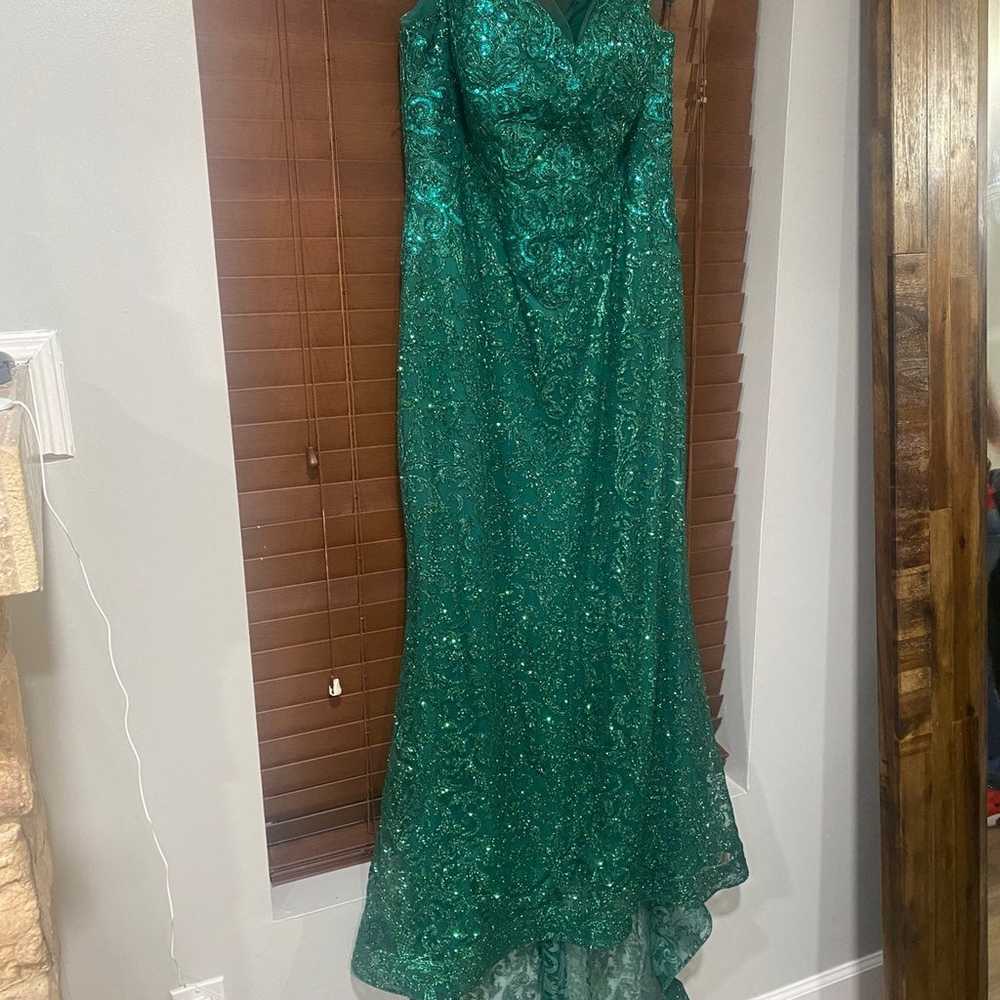 Emerald Green Dress - image 1