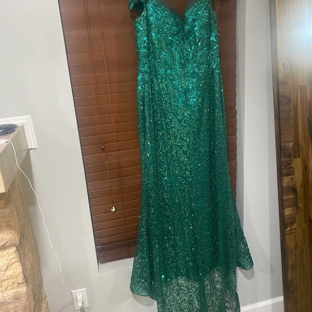 Emerald Green Dress - image 2