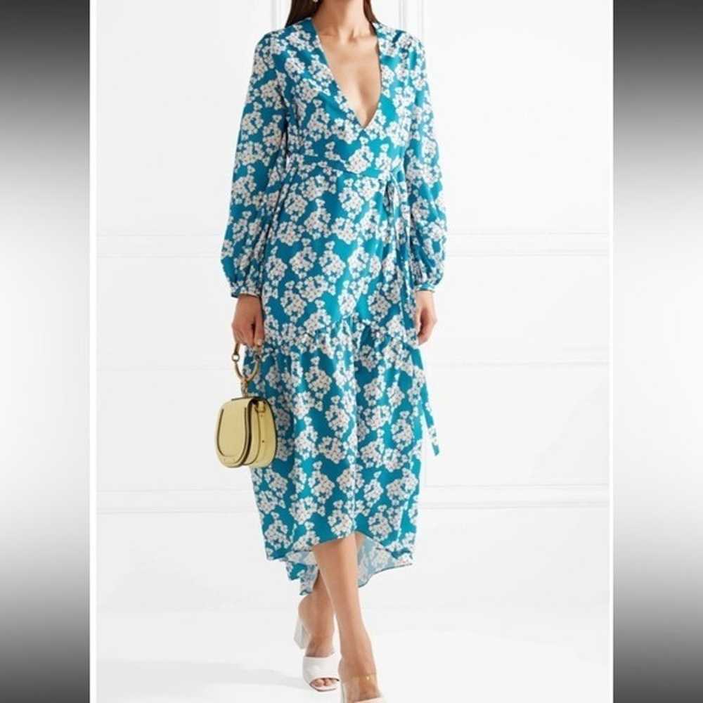 Borgo De Nor blue floral Beatrice dress - image 2