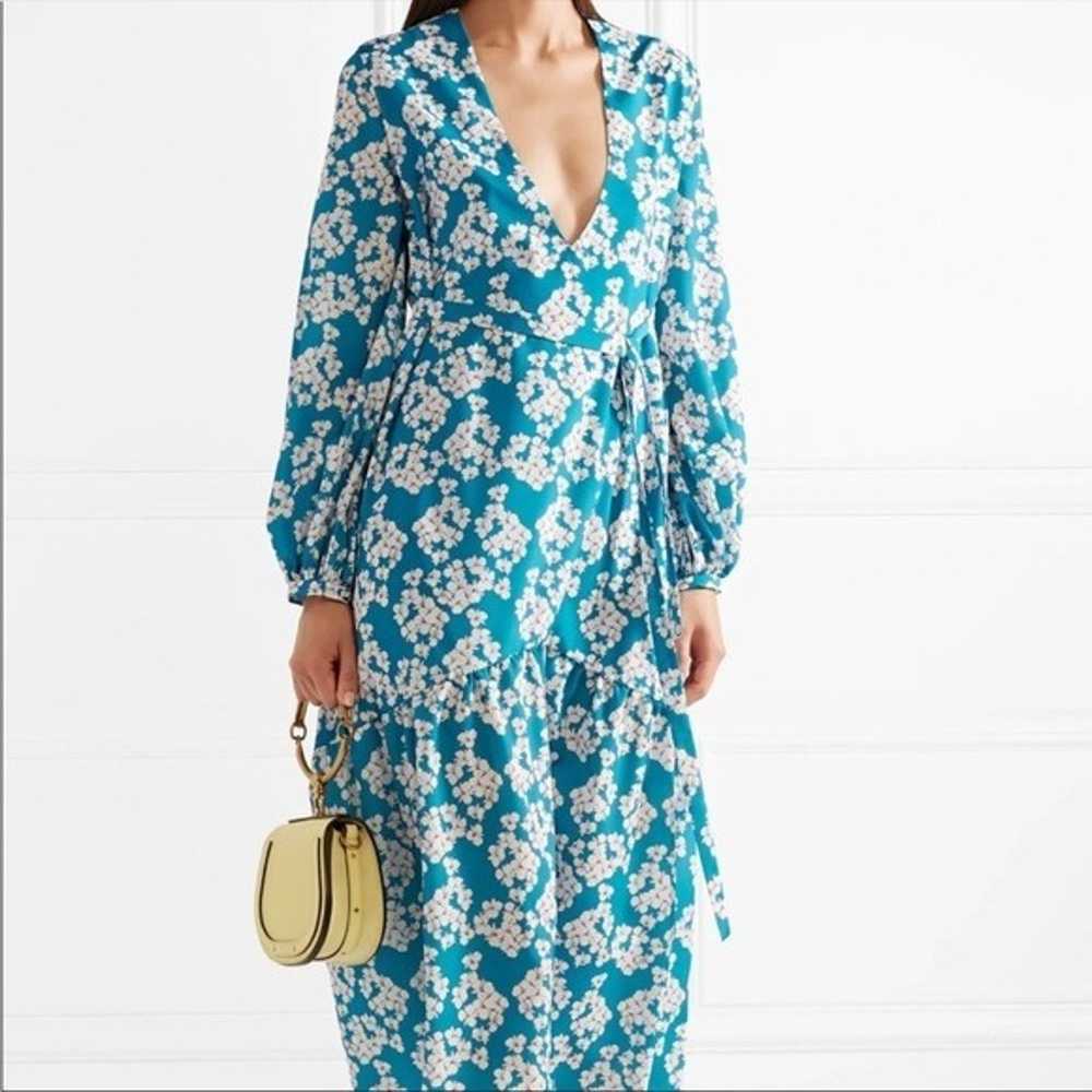 Borgo De Nor blue floral Beatrice dress - image 9