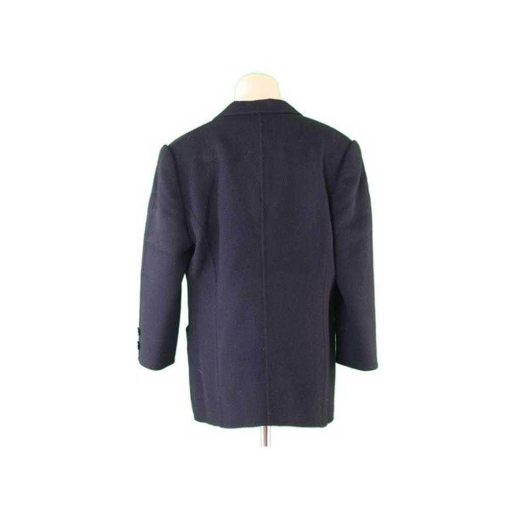 Burberry Tailored Coat, Black, 2 Buttons, Size 13… - image 2