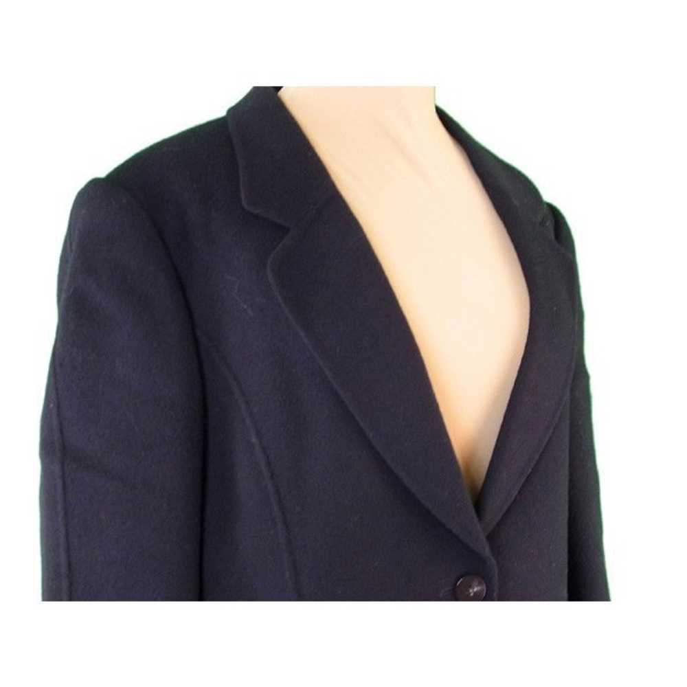 Burberry Tailored Coat, Black, 2 Buttons, Size 13… - image 3