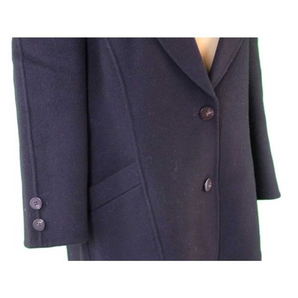 Burberry Tailored Coat, Black, 2 Buttons, Size 13… - image 4