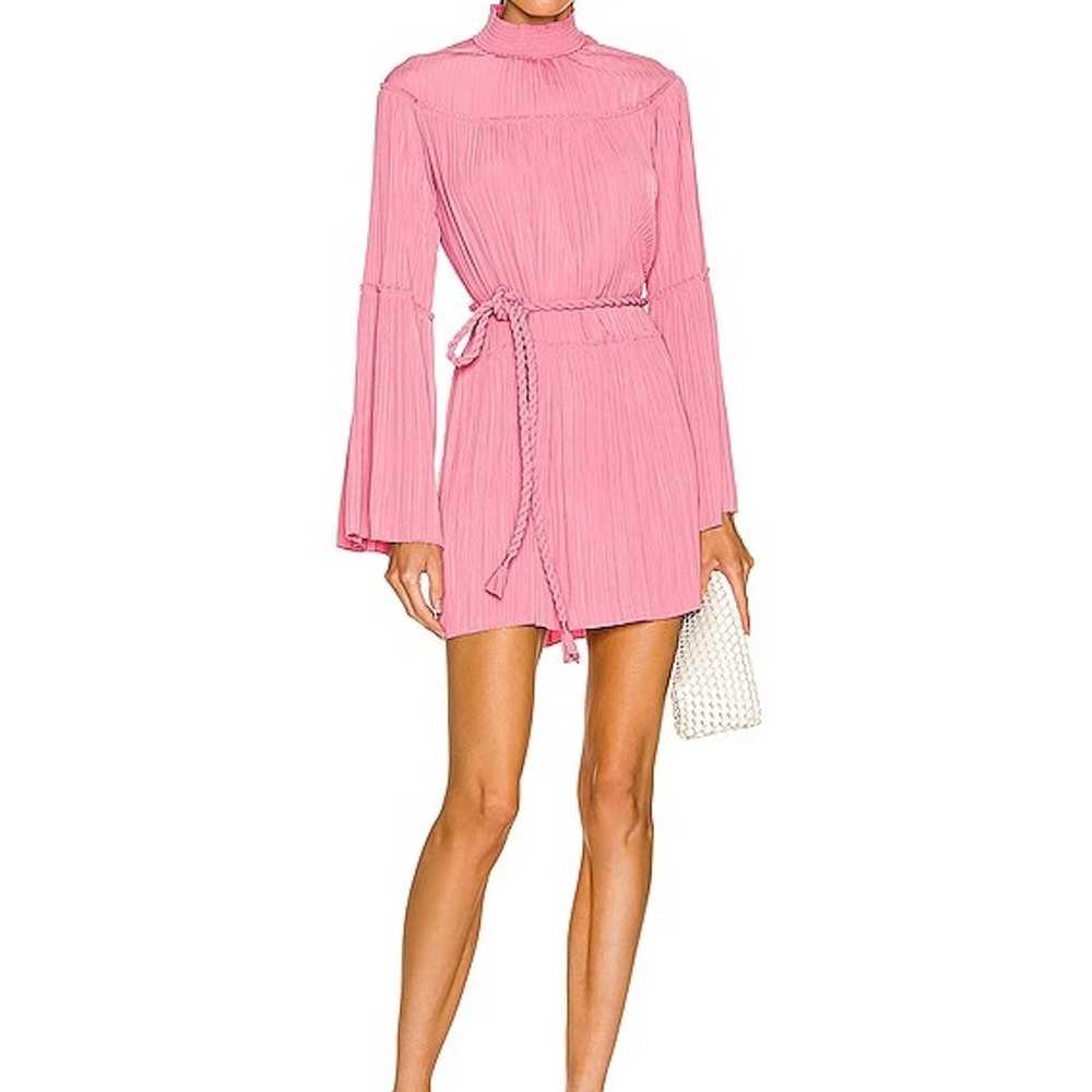 $550 A.L.C. Tressa Highneck Mini Dress size 6 - image 2