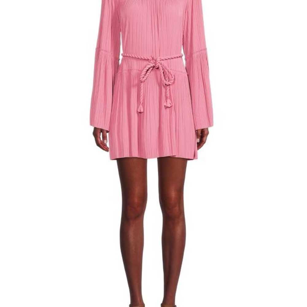 $550 A.L.C. Tressa Highneck Mini Dress size 6 - image 5