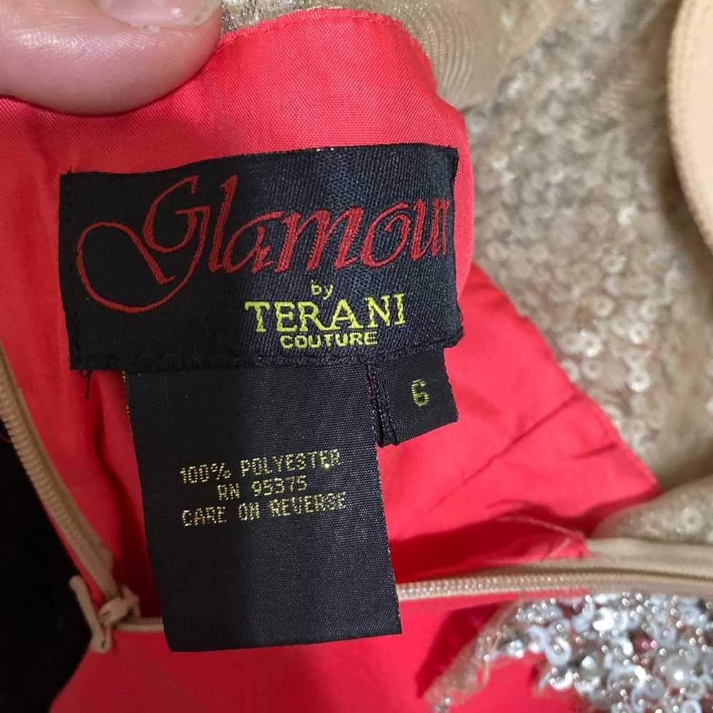 Terani Couture a-line gown with crystal encrusted… - image 10