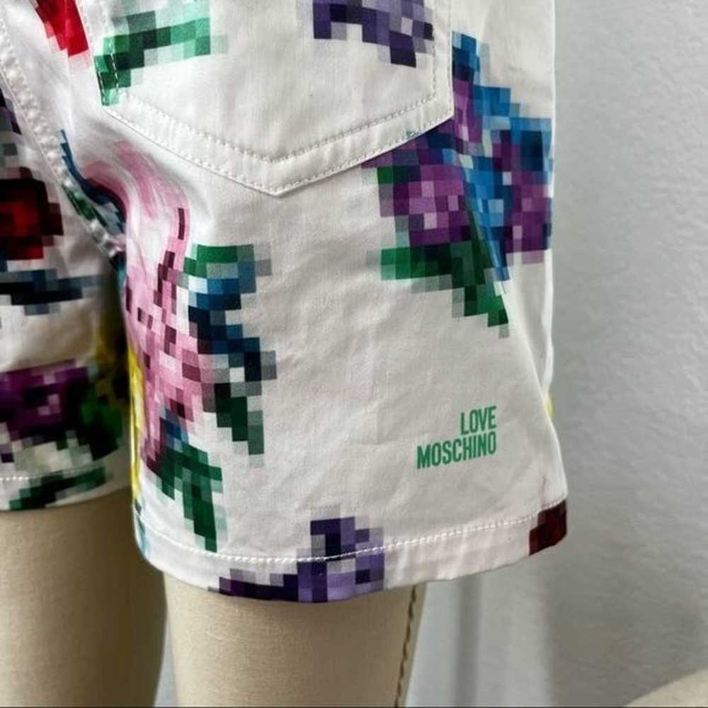 LOVE MOSHINO Pixelated Romper Floral Ruffle Plays… - image 11