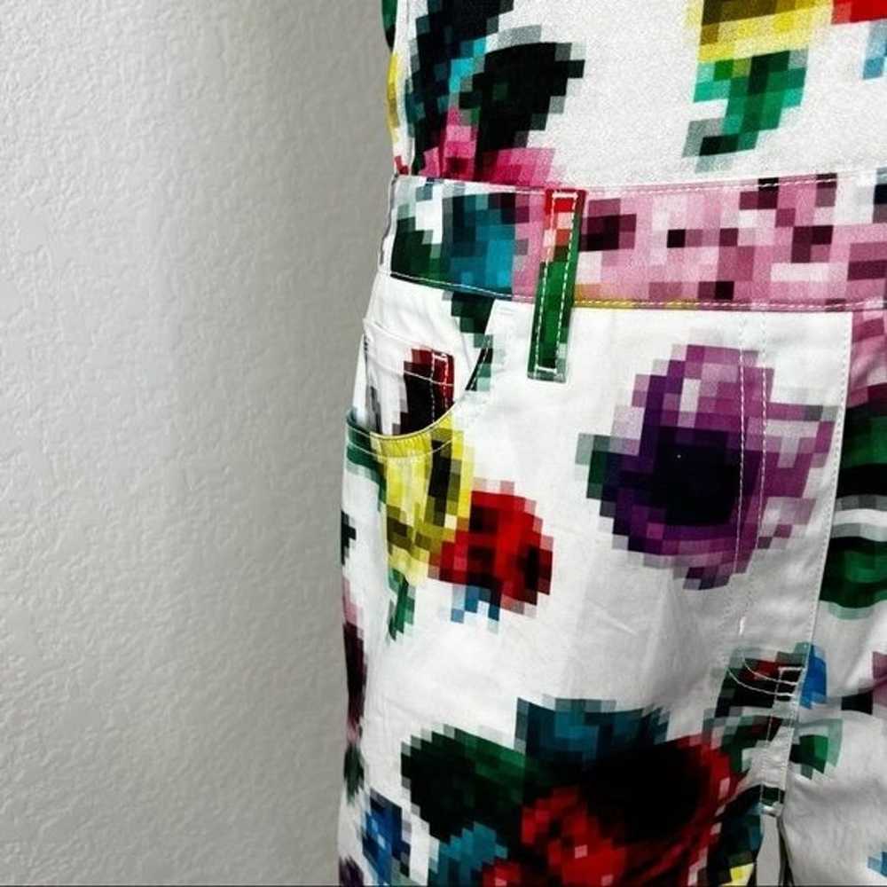 LOVE MOSHINO Pixelated Romper Floral Ruffle Plays… - image 4