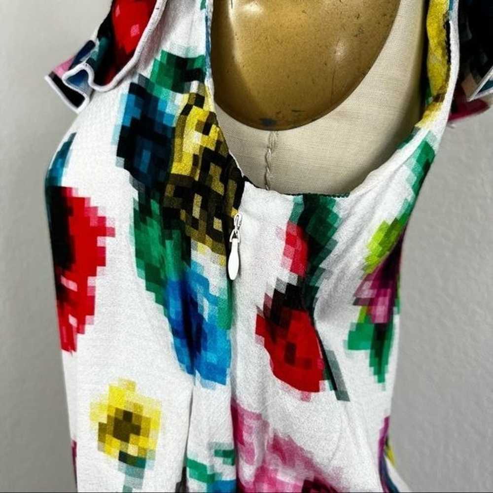 LOVE MOSHINO Pixelated Romper Floral Ruffle Plays… - image 6