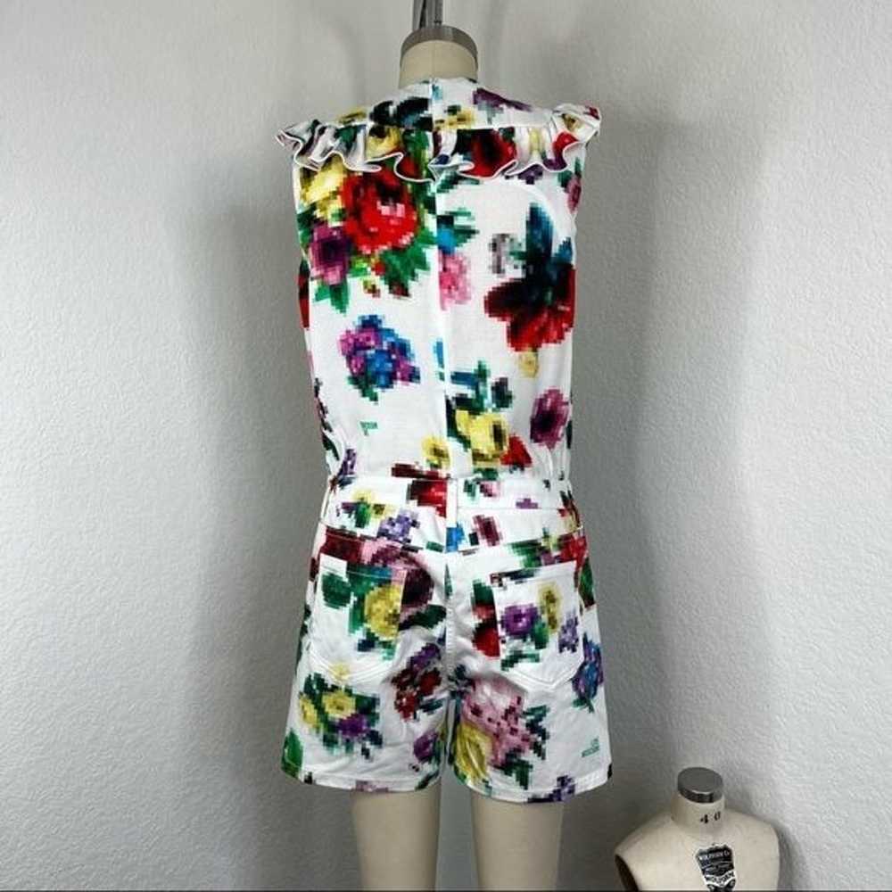 LOVE MOSHINO Pixelated Romper Floral Ruffle Plays… - image 8