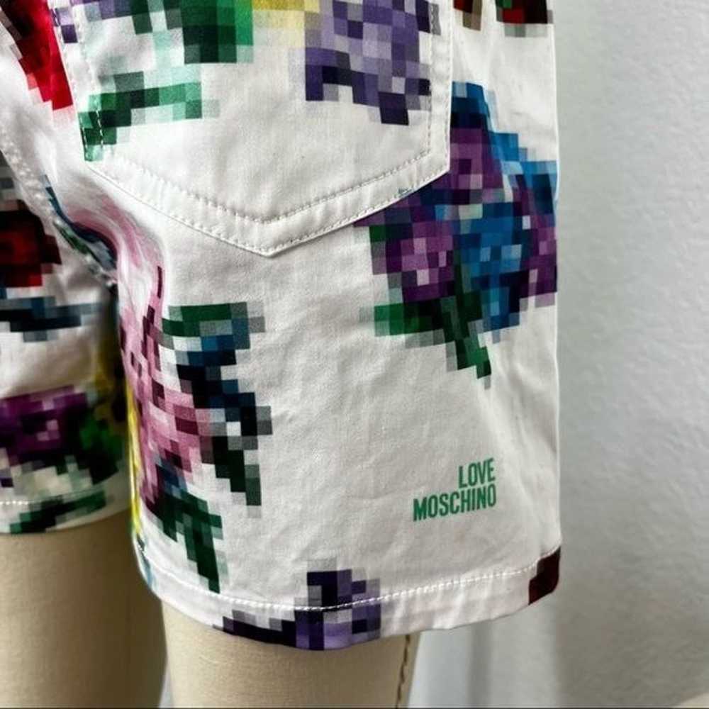 LOVE MOSHINO Pixelated Romper Floral Ruffle Plays… - image 9