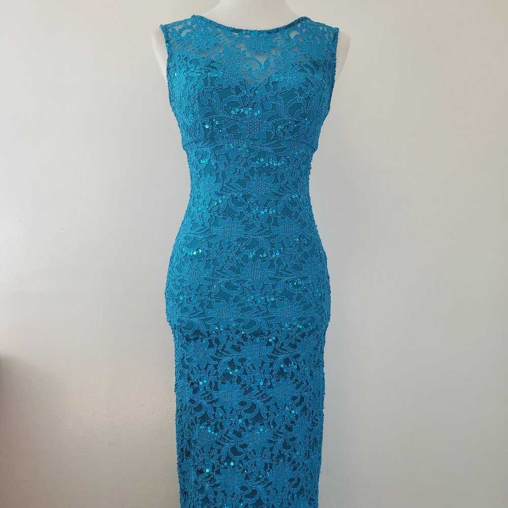 Vintage 1990s Nina Canacci fishtail gown - image 1